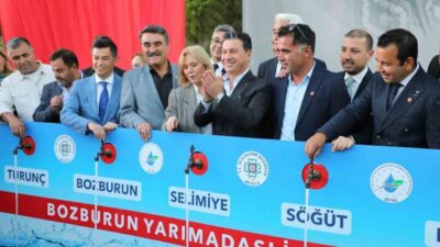 Bozburun Yarımdası İçme Suyu Projesi 1. Etap çalışmaları kapsamında Marmaris’in