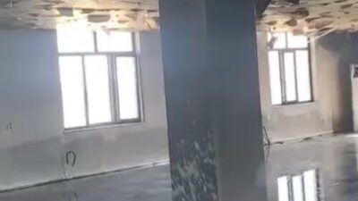 Muş’un Korkut ilçesine bağlı Altınova beldesinde bulunan taziye evinde çıkan