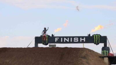 MX2 Dünya Gençler Motokros Şampiyonası final 2. yarışında Alman sporcu