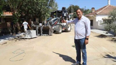 Nazilli Belediyesi, Dallıca Mahallesi’nde uzun süredir atıl durumda bırakılan kaldırımları