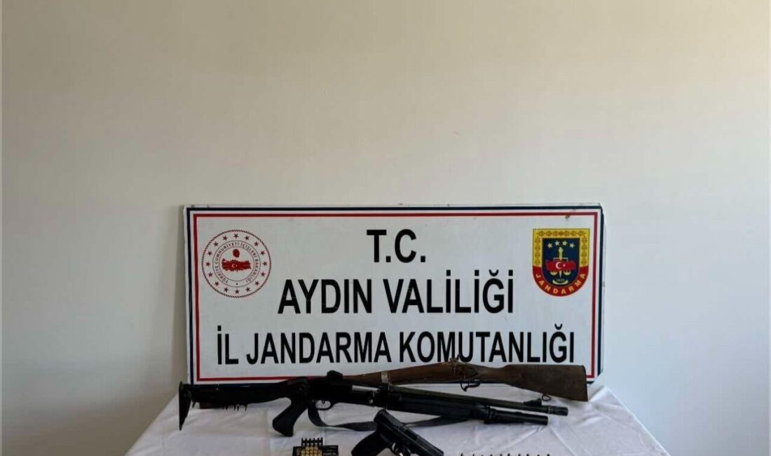 Nazilli’de jandarmadan silah operasyonu Aydın’ın Nazilli ilçesinde jandarma ekipleri tarafından bir evde yapılan aramada