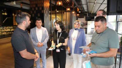 Erzurum’da dumansız hava sahasına destek veren işletmeleri ziyaret eden uzmanlar