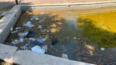 Aydın’ın Efeler ilçesinde şehir merkezinde bulunan Nevzat Biçer Parkı, bakımsızlık