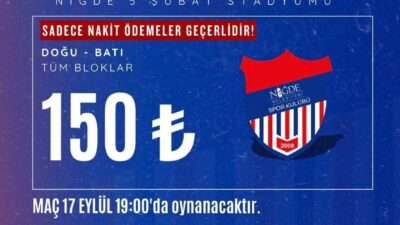 Niğde Belediyespor Kulübü, Ziraat Türkiye Kupası 2. Eleme Turu’nda Aksaray