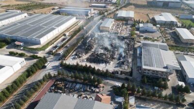 Niğde Organize Sanayi Bölgesi’nde (OSB) faaliyet gösteren plastik ambalaj fabrikasında