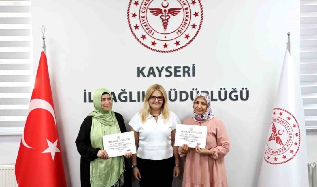 Obeziteyle mücadelede başarılı aile hekimlerine teşekkür belgesi 3-9 Eylül Halk Sağlığı Haftası kapsamında, Kayseri’de obeziteyle mücadele çalışmalarına