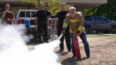 DÜZCE(İHA) – Düzce Belediyesi İtfaiye Müdürlüğü tarafından çağrı merkezi personeline