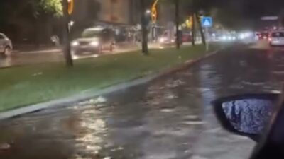 Ordu’nun Fatsa ilçesinde etkili olan sağanak, sel ve su baskınlarına