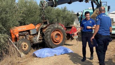 Antalya’nın Serik ilçesinde traktörün altında kalan oto elektrik ustası hayatını