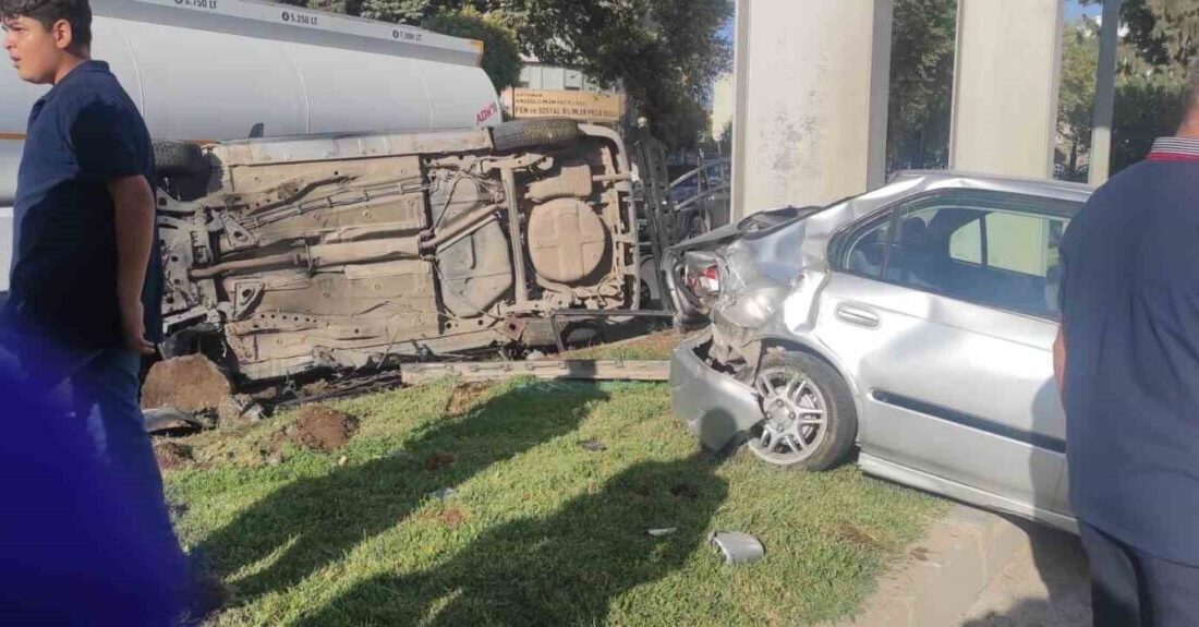 Otomobille çarpışan araç takla atarak durabildi Adıyaman’da otomobille çarpışan araç takla atarak durabildi. Edinilen bilgilere göre,