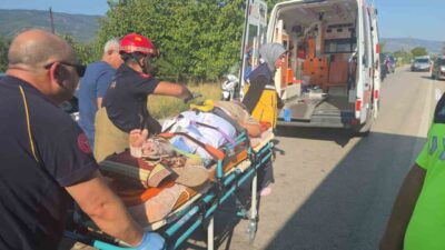 Bursa’nın Orhangazi ilçesinde Orhangazi-İznik karayolu Yeniköy altı mevkiinde meydana gelen