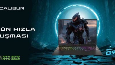 Excalibur G915 2,3 kg ağırlığı ve 20,5mm inceliği ile oyun