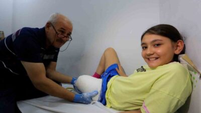 Antalya’da babasının evin tavanına kurduğu 150 TL’lik düzenek ile yürümeyi