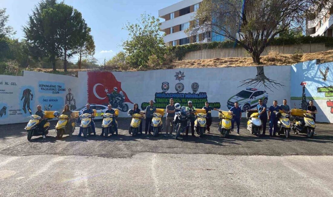 Posta dağıtım kuryelerine güvenli sürüş eğitimi Muğla Emniyet Müdürlüğü Trafik Tescil ve Denetleme Şube Müdürlüğü trafik