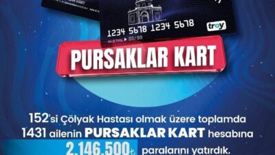 Pursaklar Belediyesi, sosyal belediyecilik anlayışı çerçevesinde ihtiyaç sahibi ailelere destek