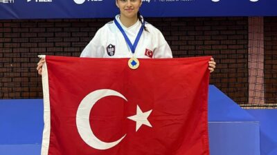 Kosova’da düzenlenen Balkan Judo Şampiyonası’nda mücadele eden Rizeli sporcu Rümeysa