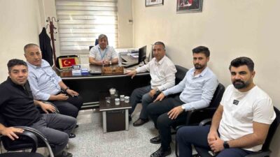 Şırnak Devlet Hastanesinde göreve yeni başlayan personelle bir araya gelen