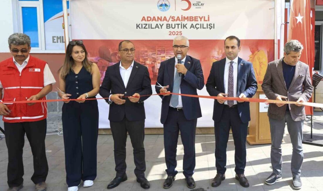 Adana’nın Saimbeyli ilçesinde Kızılay Butik açıldı. Türk Kızılay’ı ile Saimbeyli