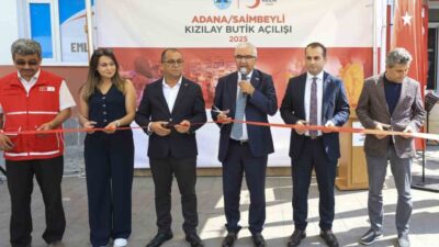 Adana’nın Saimbeyli ilçesinde Kızılay Butik açıldı. Türk Kızılay’ı ile Saimbeyli
