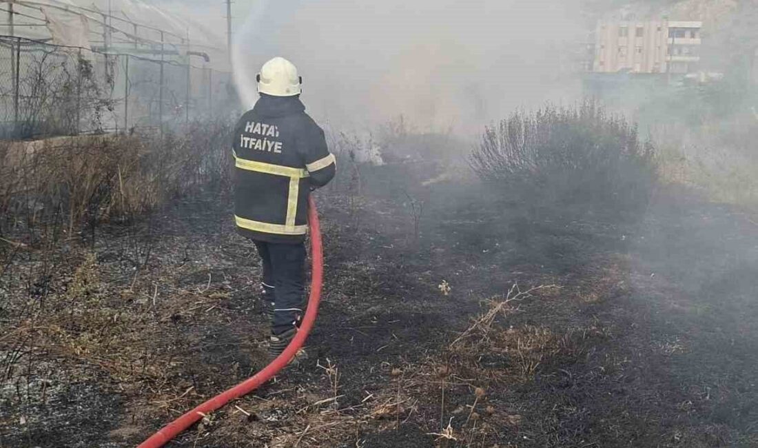 Samandağ’da bahçe yangını Hatay’ın Samandağ ilçesinde bahçede çıkan yangın, seralara sıçramadan söndürüldü. Yangın,