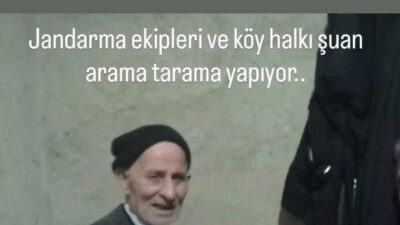 Samsun’un Salıpazarı ilçesinde 84 yaşındaki bir vatandaş kayboldu. Jandarma ve