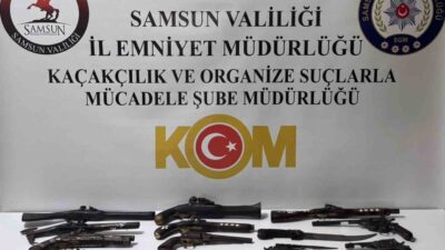 SAMSUN (İHA) – Samsun’da polis ekipleri, etnografik eser kapsamında değerlendirilen