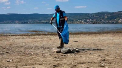 Sakarya Gölü çevresinde 50 dönümlük alanda yürütülen çalışmalarda, ekosisteme zarar