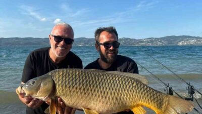 Uzun yıllardır sportif balıkçılık yapan Taha Tarhan, Sapanca Gölü’nden yaklaşık