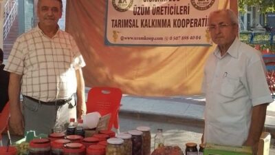 Sarıgöl Üzüm Kooperatifi, 17. Sarıgöl Sultaniye Üzüm Festivali’nde ziyaretçilere üzüm