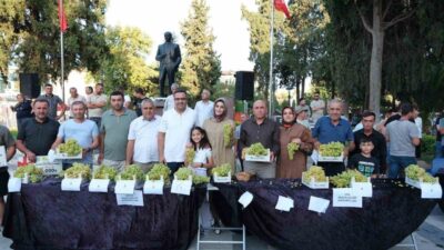 Manisa’nın Sarıgöl ilçesinde düzenlenen 17. Sultani Üzüm Festivalinde birbirinden güzel