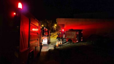 Sarıyer’de bulunan bir otelin personel girişinde yangın çıktı. Yangın hızla