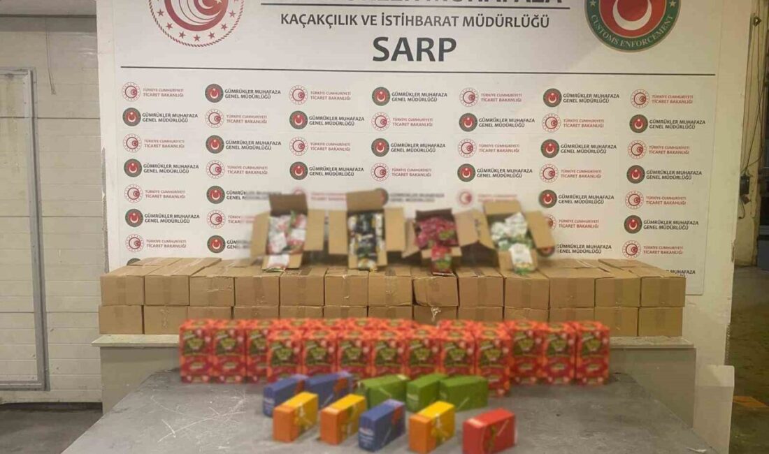 Sarp Gümrük Kapısı ve İstanbul’da 601 kilo uyuşturucu ele geçirildi Ticaret Bakanlığı Gümrükler Muhafaza ekiplerince, Sarp Gümrük Kapısı ve İstanbul’da
