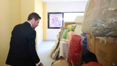 Tavas Belediyesi tarafından hızla hizmete hazırlanan Çocuk Gelişim Merkezine, Şehit