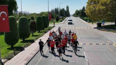 Türk Havacılık ve Uzay Sanayii (TUSAŞ) çalışanları Eskişehir’in Seyitgazi ilçesindeki