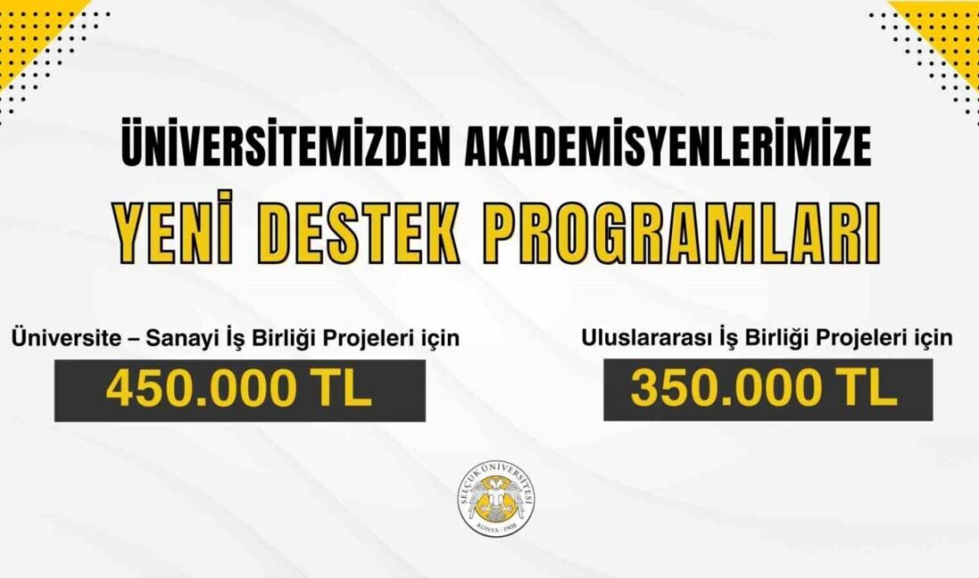 Selçuk Üniversitesi’nden akademisyenlere önemli fırsat Selçuk Üniversitesi Bilimsel Araştırma Projeleri Koordinatörlüğü tarafından üniversite-sanayi iş birliğini