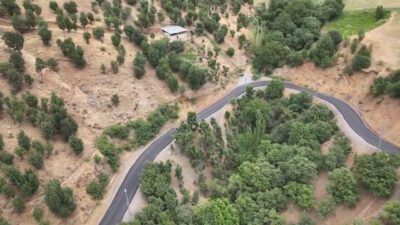Hakkari’nin Şemdinli ilçesine bağlı Tütünlü köyü Güleç mezrasında başlatılan asfalt