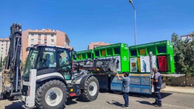 Diyarbakır Büyükşehir Belediyesi, Kayapınar ilçesindeki 15 siteye atık toplama ünitesi