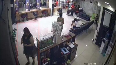 Hatay’da kuaförde 5 bin TL’lik işlem yaptıran ve ardından sigara