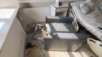 Çorum’un Sungurlu ilçesinde hastane odasında sigaradan kaynakladığı değerlendirilen yangın, yangın