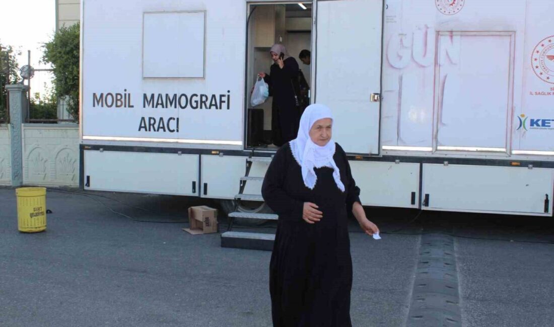 Siirt’te vatandaşlara kanser taraması hizmeti Siirt’te vatandaşların erken teşhis ve tedaviye erişimini kolaylaştırmak amacıyla mobil