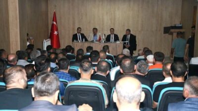 Şırnak Valisi Birol Ekici başkanlığında Uludere ve Beytüşşebap ilçelerinde muhtarlarla