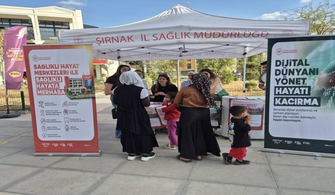 Şırnak’ta sağlıklı hayata merhaba etkinliği Şırnak İl Sağlık Müdürlüğü, “3-9 Eylül Halk Sağlığı Haftası” kapsamında