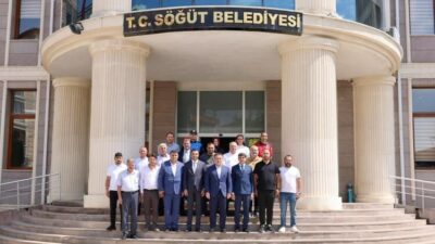 Bilecik Valisi Faik Oktay Sözer, Söğüt Kaymakamı Murat Yayabaşı ve