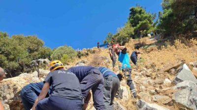Aydın’ın Söke ilçesinde 37 yaşındaki Ramazan Demiryürek, yaklaşık 100 metrelik