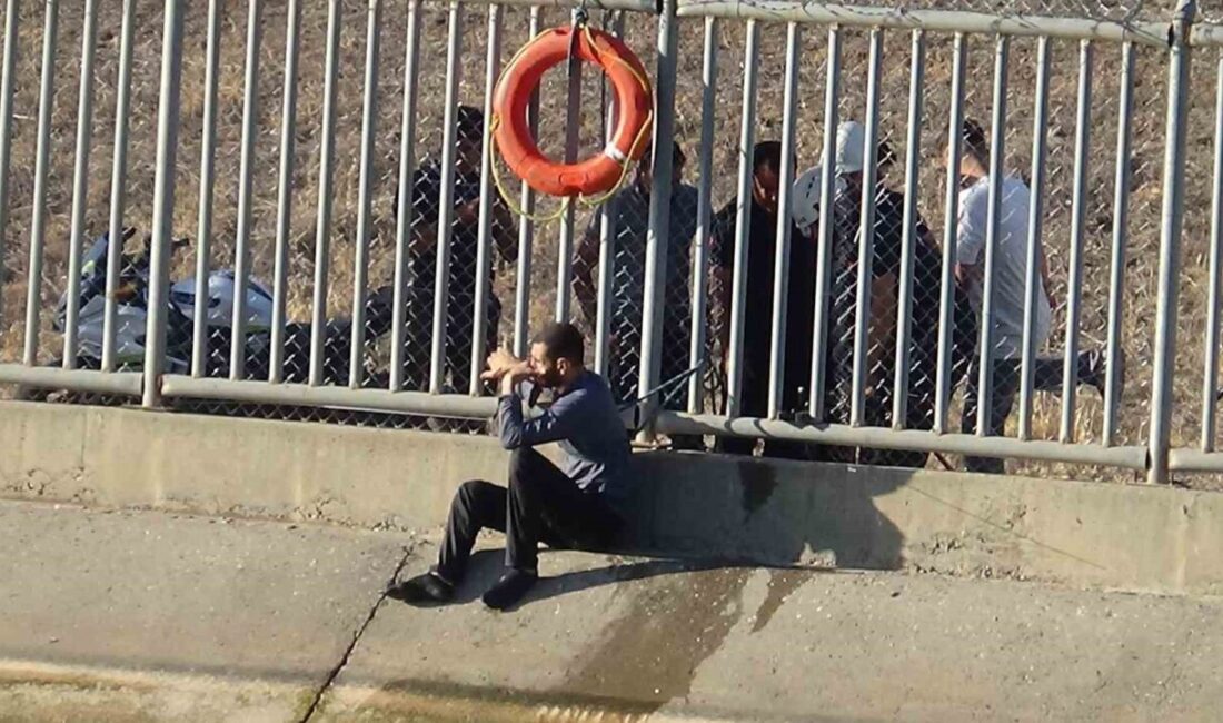 Şanlıurfa’da sulama kanalında bir kişi akıntıya kapılarak kayboldu. Şahsı kurtarmaya