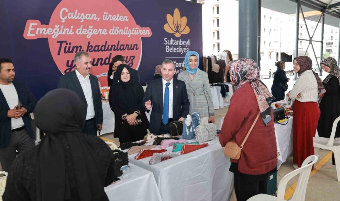 Sultanbeyli Belediye Başkanı tarafından girişimci kadınları desteklemek ve üretimi teşvik
