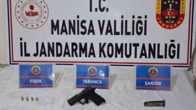 Manisa’nın Salihli ilçesinde jandarma ekiplerinin şüphe üzerine arama yaptığı şüpheliden,