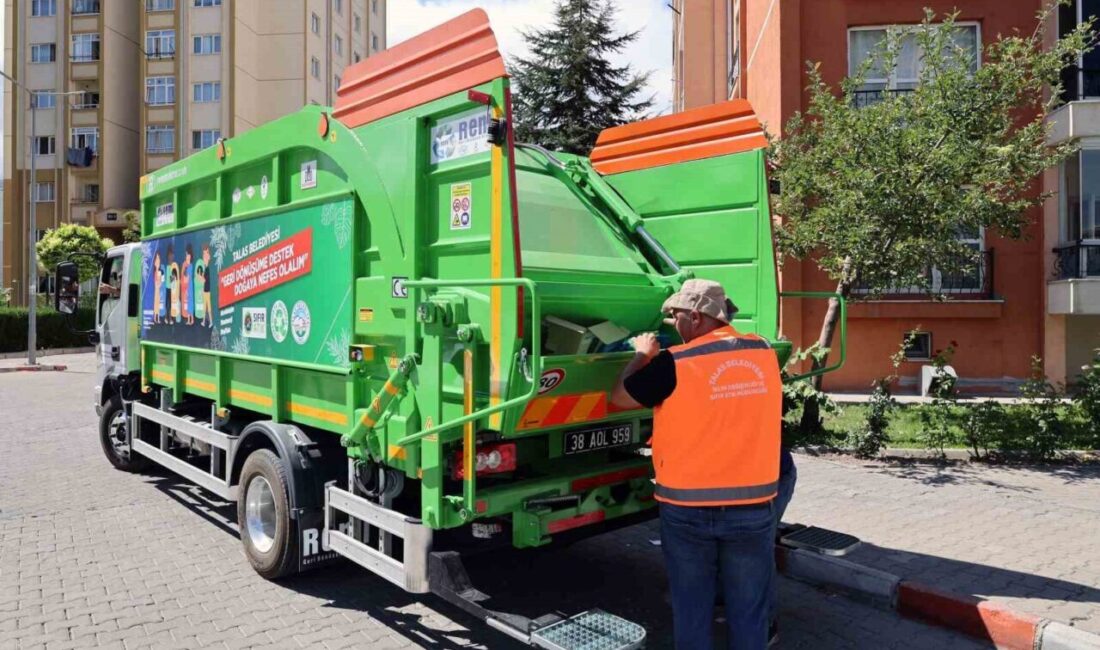 Talas Belediyesi’nden geri dönüşüm hamlesi Talas Belediyesi, çevreye duyarlı çalışmalarına bir yenisini daha ekledi. İklim