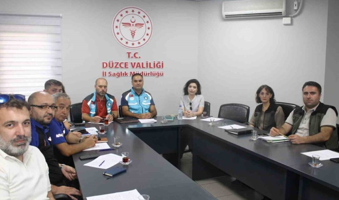 TAMP masa başı tatbikatı yapıldı Düzce(İHA) – Düzce’de Türkiye Afet Müdahale Planı (TAMP) kapsamında masa