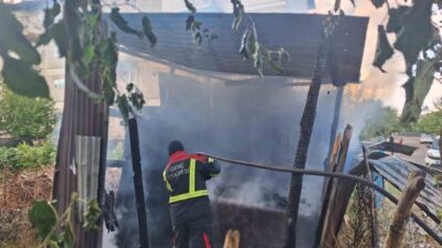 BİNGÖL (İHA) – Bingöl’ün Genç ilçesinde tandırda unutulan köz yangına